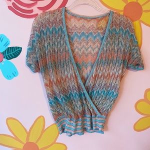 Vintage 70s knit top and skirt
